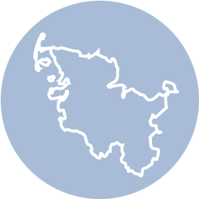 Icon mit Umriss von Schleswig-Holstein – Bildungsurlaubskurse in Schleswig-Holstein